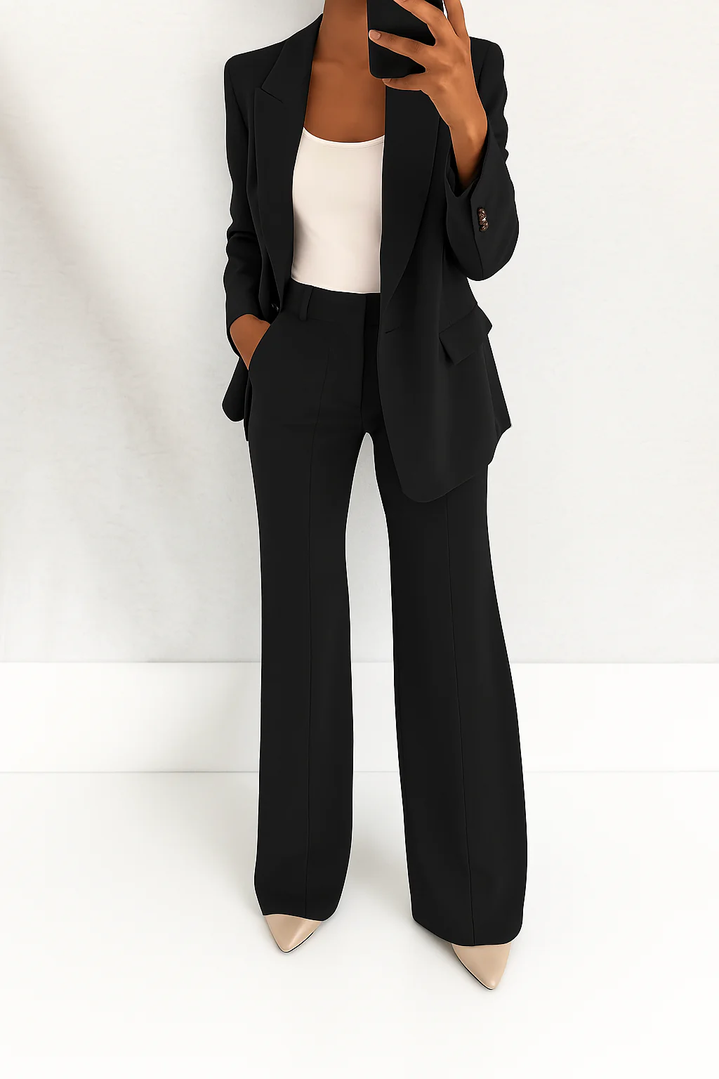Marguerite | Women's Wide Leg Blazer Suit Set