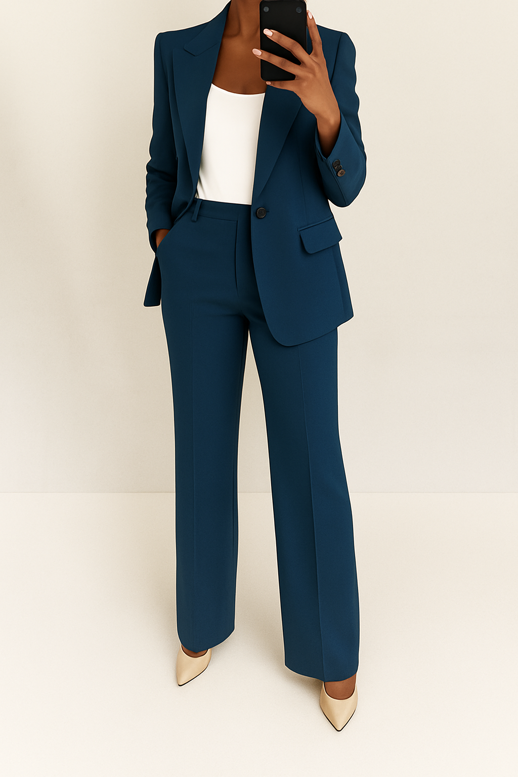Marguerite | Women's Wide Leg Blazer Suit Set
