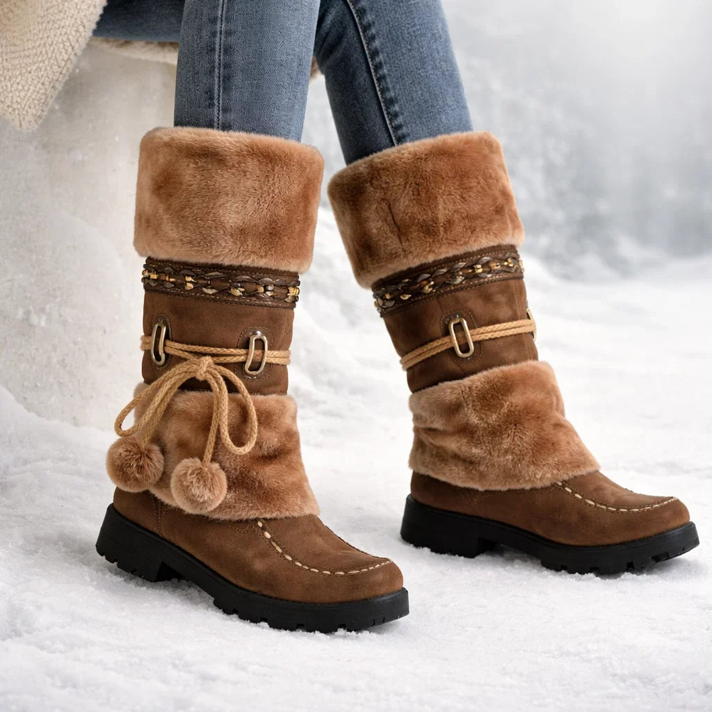 Rena Plush Snow Boots